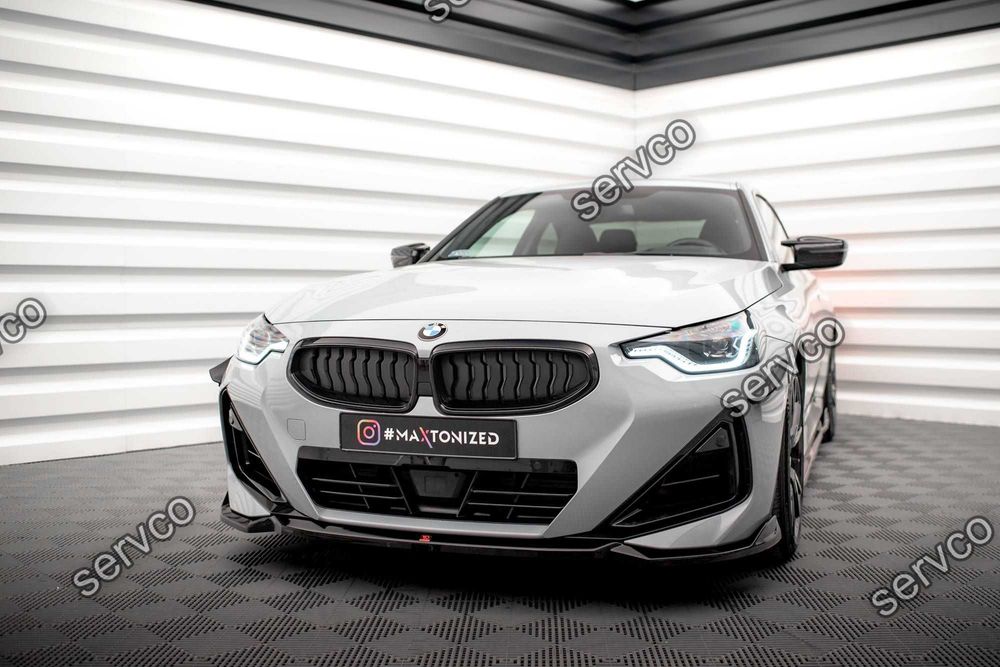 Prelungire splitter bara fata Bmw Seria 2 Coupe M-Pack M240i G42 2021- v1 - Maxton Design