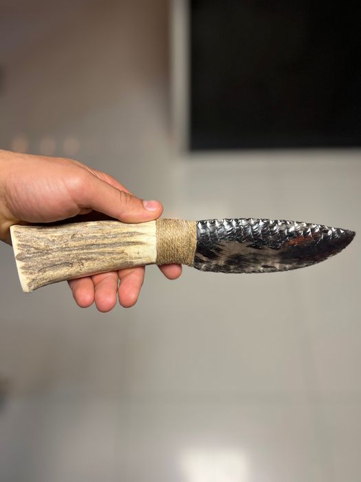 Нож от обсидиан – ръчна изработка