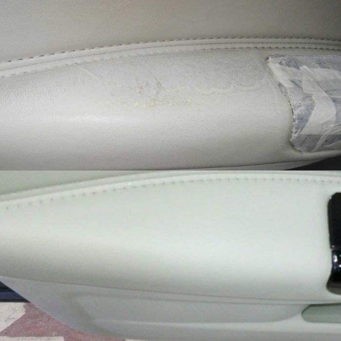 Vopsim piele scaun, bancheta, volan, cotiera, usii