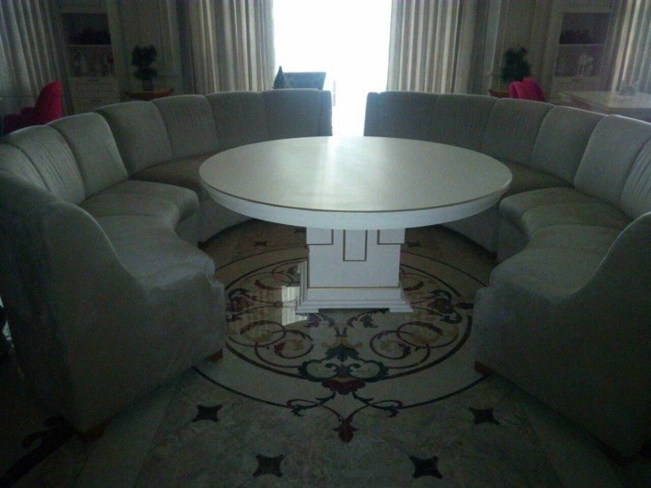 Гостиный комплект, овальный стол +6 стульев