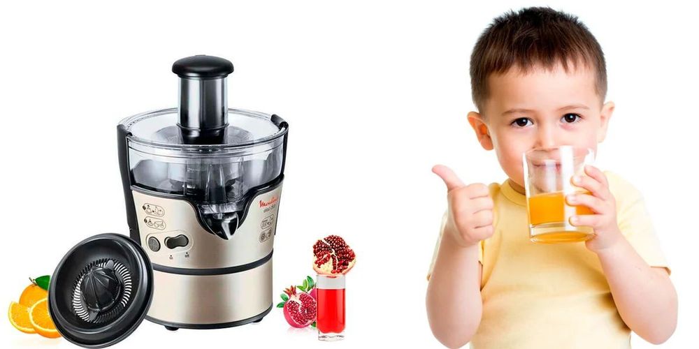 Компактная соковыжималка 2 в 1