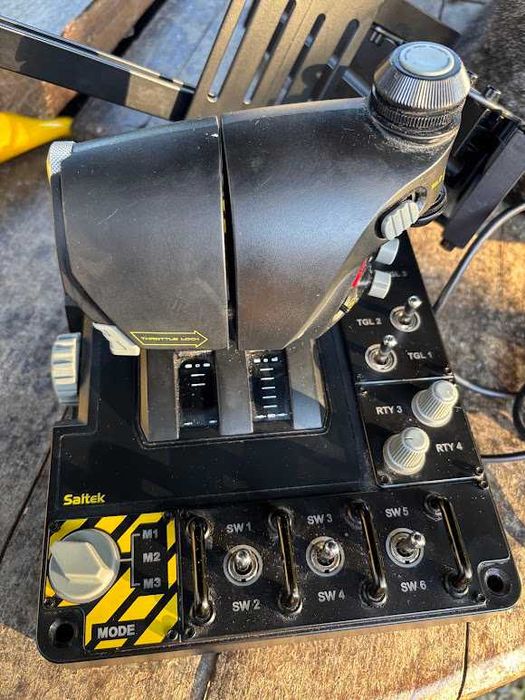 vand joystick,maneta simulator jocuri,SAITEK Pro X 55 RHINO