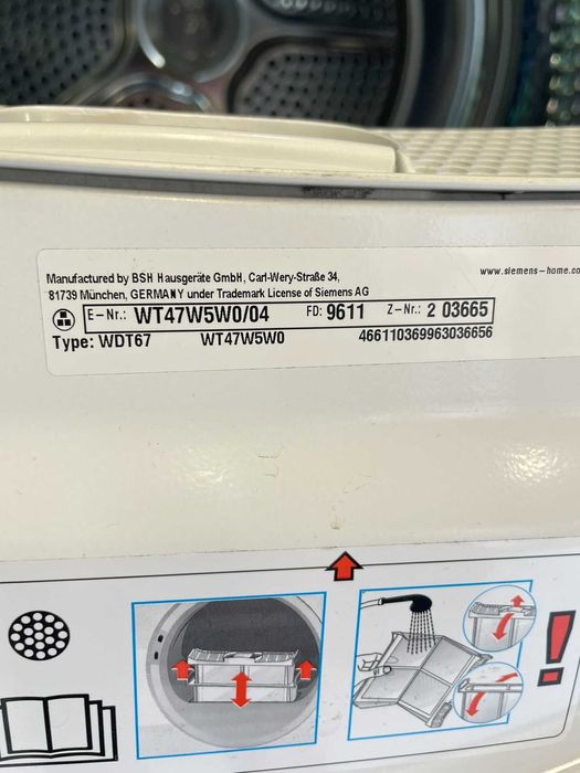Сушилня Siemens iQ700 8кг А+++