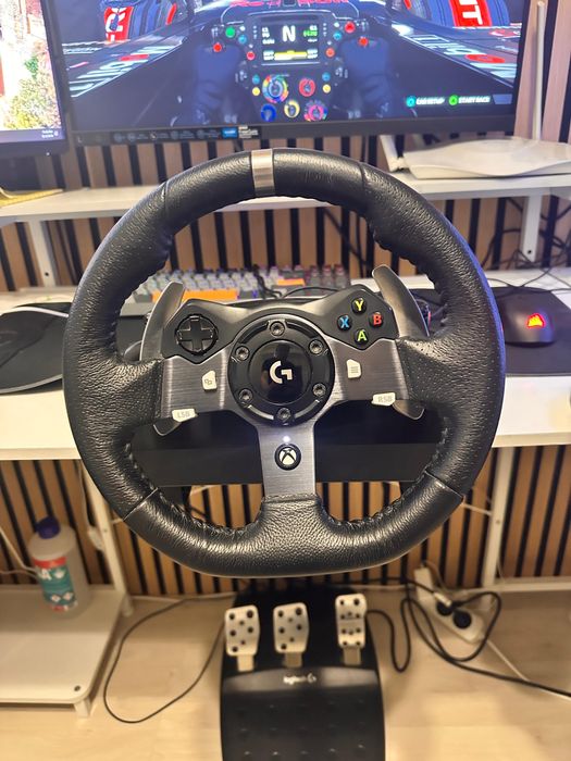 Kit Volan Gaming Logitech G920 + Schimbător + Pedale pentrh PC si Xbox