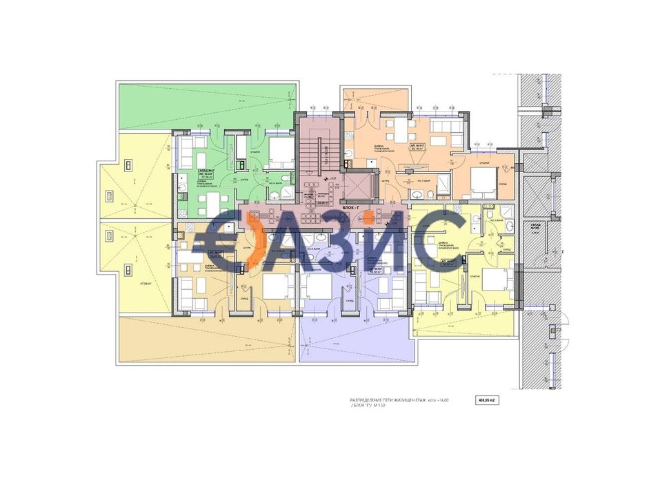 Апартамент с 1 спалня в строяща се къща на ул. Тутхон в гр. Поморие с