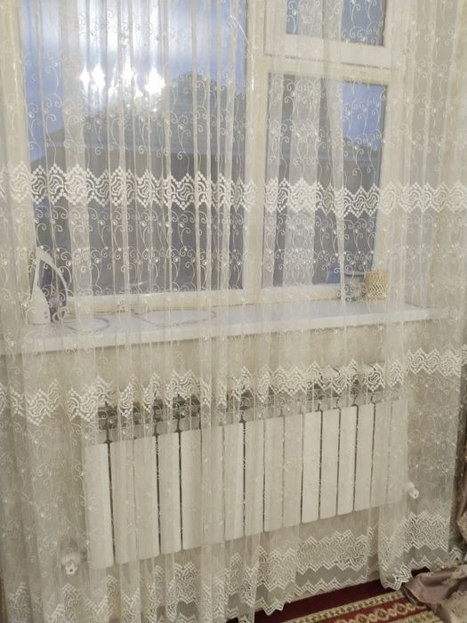 Тюль белый дл 5м выс 2,9м