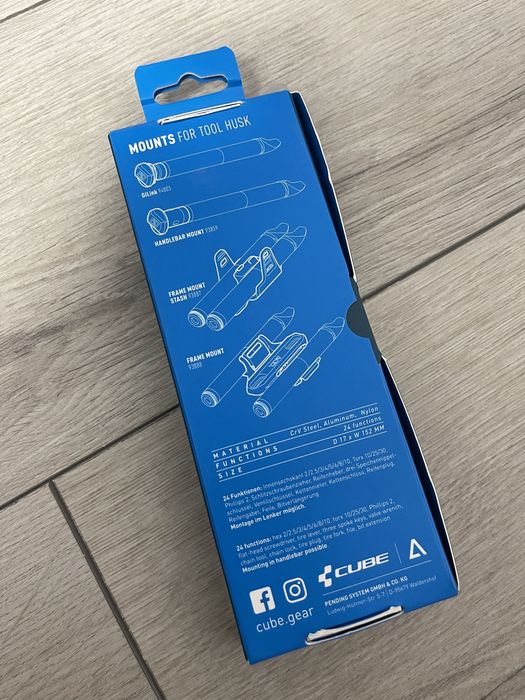 Set trusa scule bicicleta in ghidon multi-tool Cube Acid Husk 24