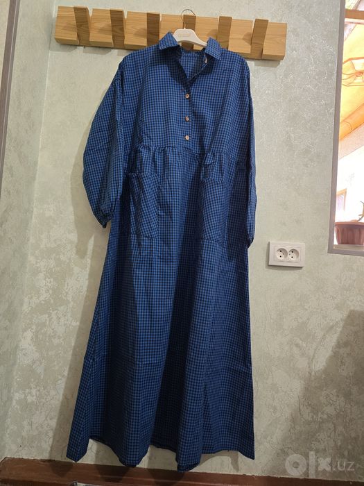 Женское платье из 100% хлопка