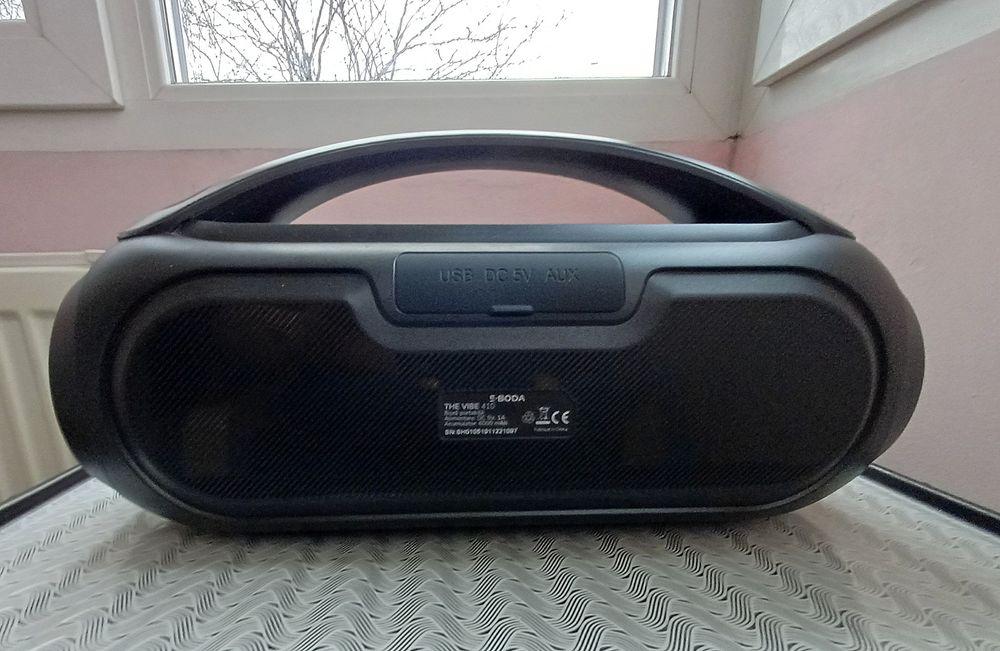 Boxa portabila E-Boda, The Vibe 410, Bluetooth 5.1, MicroSD, Radio FM,