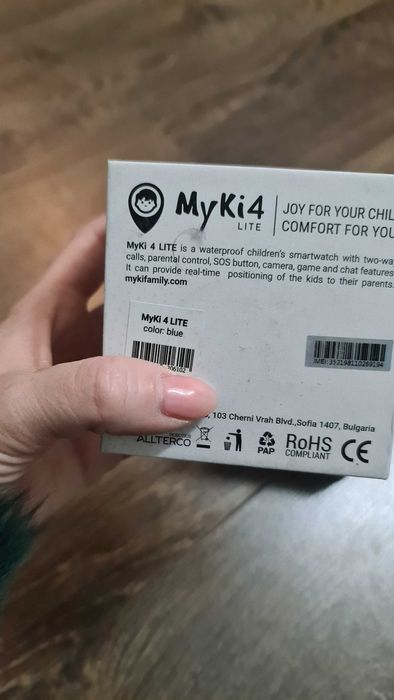 Майки телефон-часовник за дете