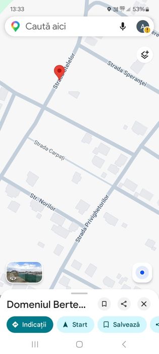 Proprietar vând teren intravilan în Domnești Strada Stelelor 999 mp