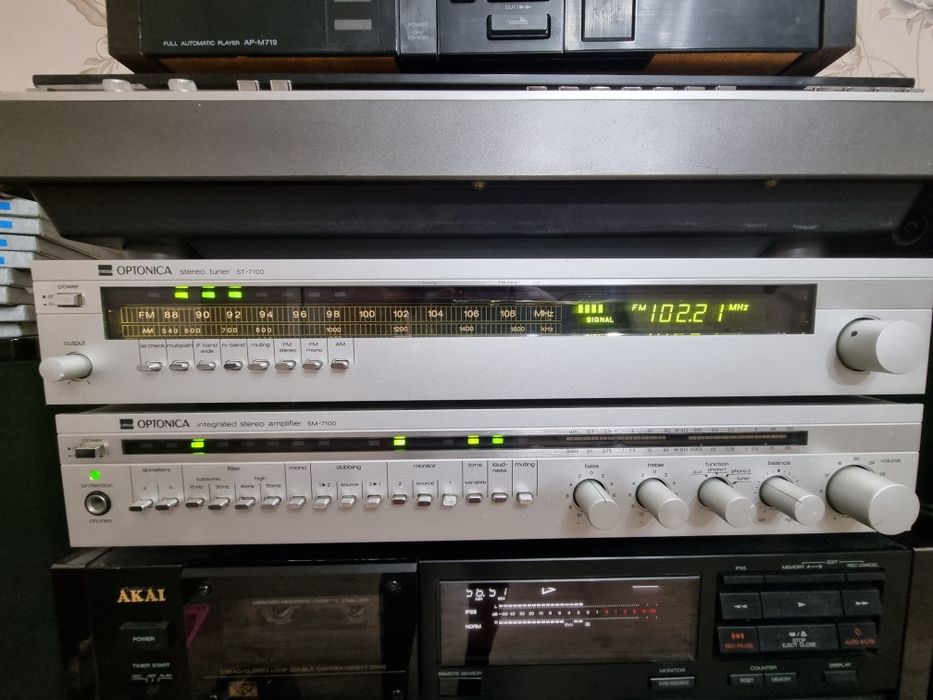 Optonica 7100 усилитель + тюнер