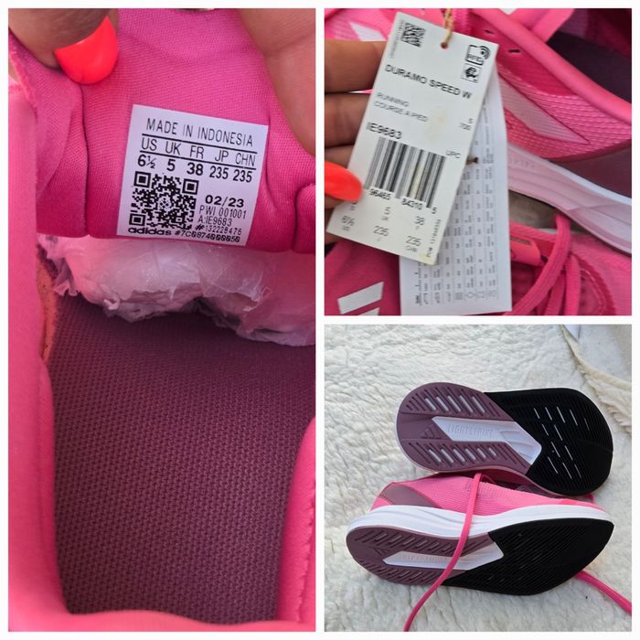 Adidas Duramo оригинални дамски сникърси нови без кутия 38