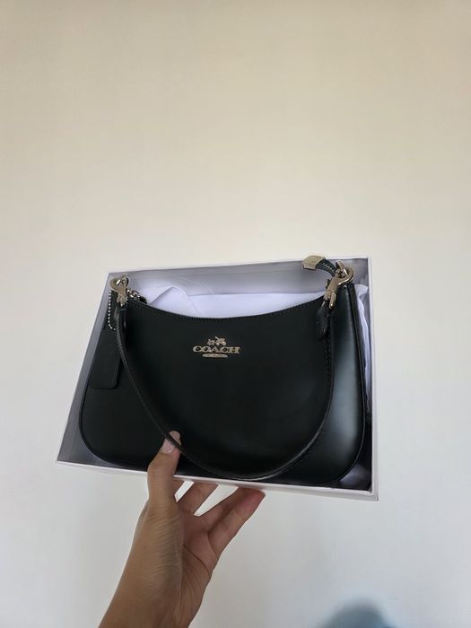 Сумка Coach Коач Teri 25 темно-зелёная