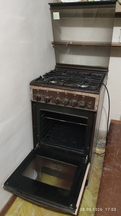 Газовая плита стационарная с духовым шкафом