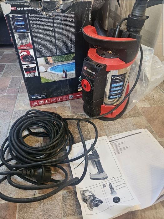 Pompă submersibilă Einhell Expert 430W, 9000 l/h, AquaSensor