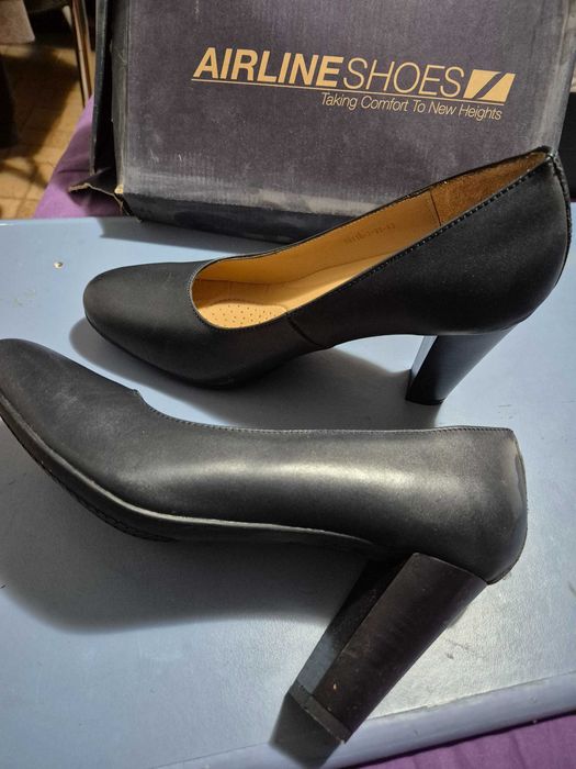 Pantofi dama, AIRLINE Shoes, Portugalia, piele naturala, 43, noi