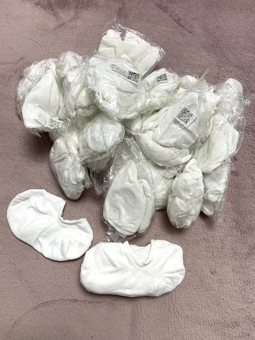 10 perechi șosete scurte alb sau gri bumbac fin unisex