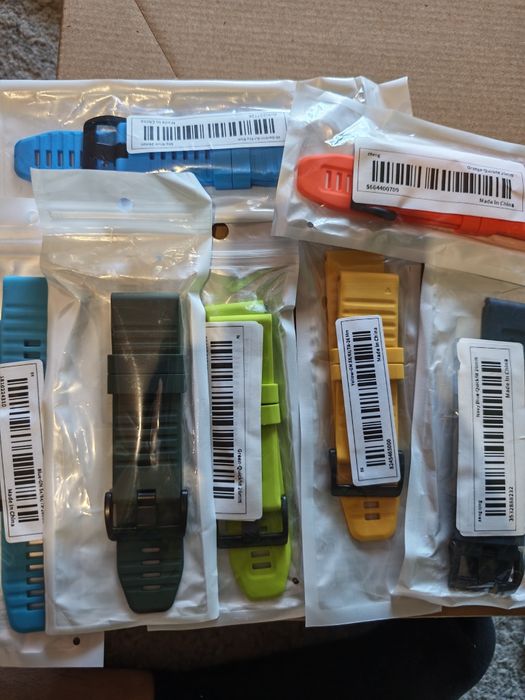 Нови силиконови каишки за Garmin часовници