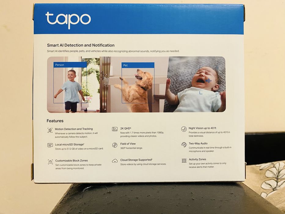 Cameră Supraveghere TP-Link Tapo C220 – 2K QHD, Smart AI