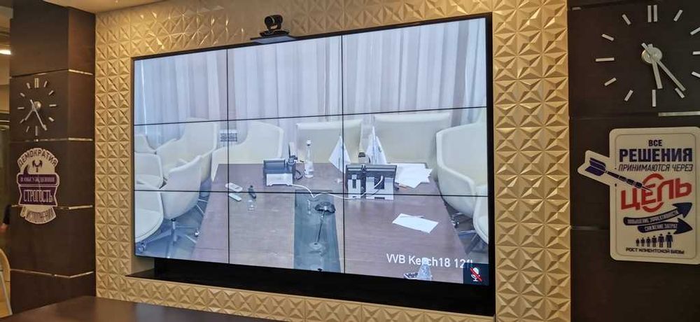 Видеостена дисплей 2X2 3x3 4x4