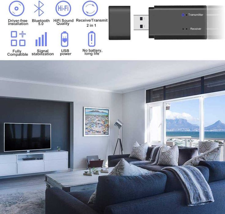 Greatzer USB Bluetooth Adapter 5.0 Transmitter and Receiver