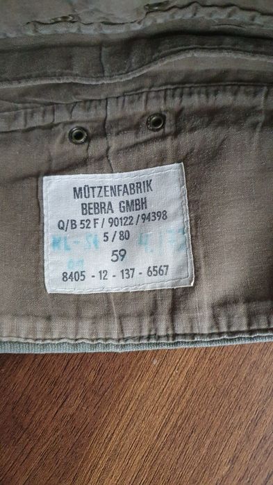 Bonetă militară germană