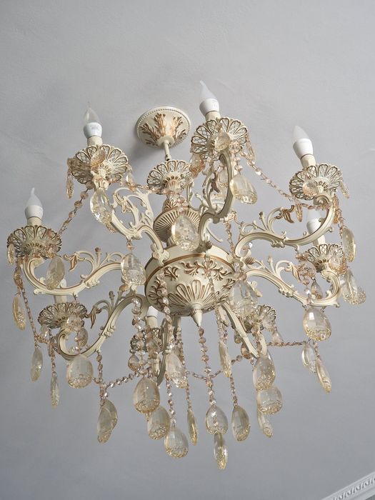 Люстры в гостиную хрусталь