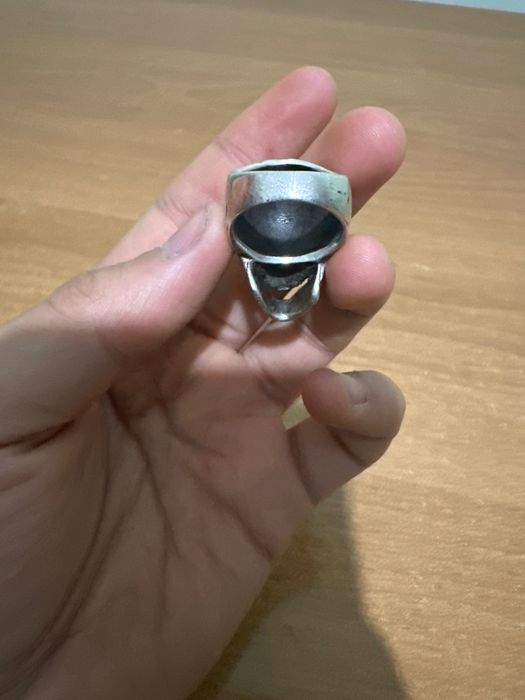 Кольцо с черепом серебро 925 пробы