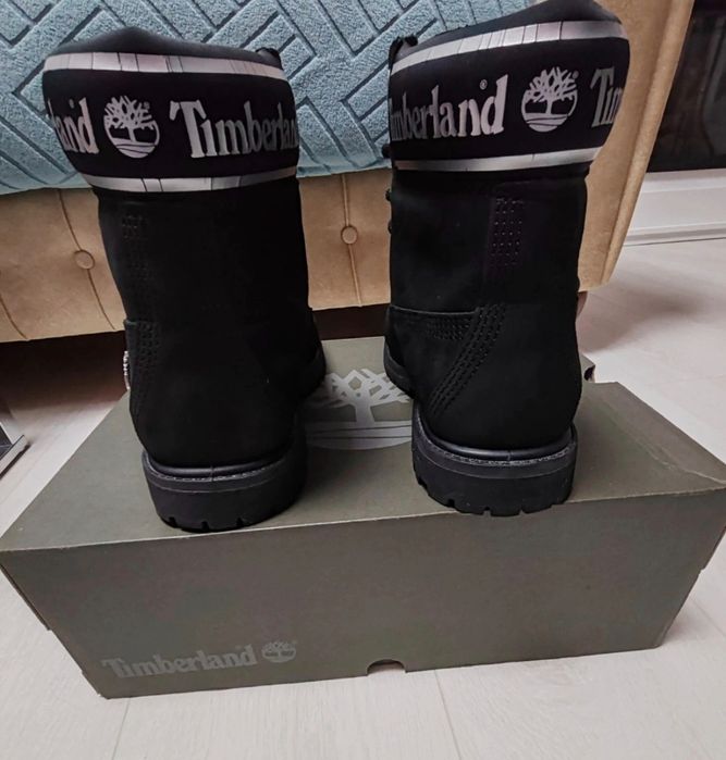 Ghete Timberland piele nabuc premium