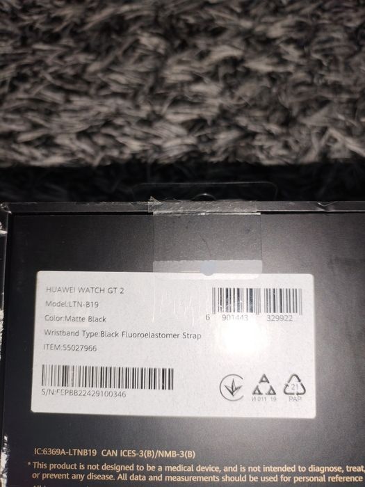 Смарт часовник huawei watch gt 2 
+ зарядно 
Нов , използван е 1 седми