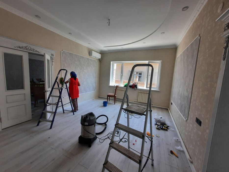 Генеральная уборка домов клининг