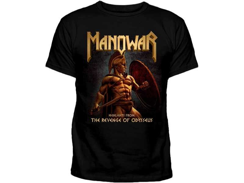 Рок тениска Manowar 7 модела всички размери