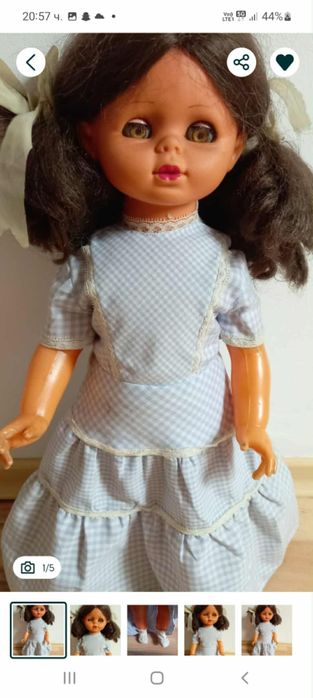 Ретро кукла от соца . Стара кукла