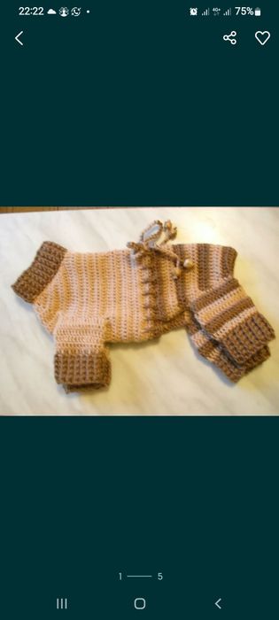 Вязаная одежда для собак