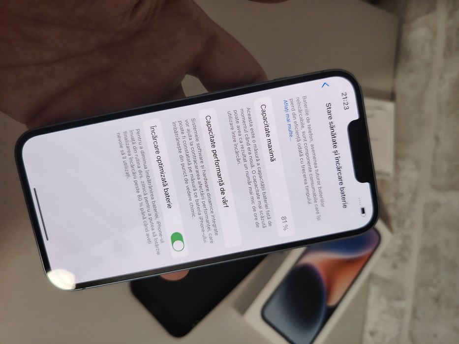 IPhone 14 256GB Display Original Albastru La cutie