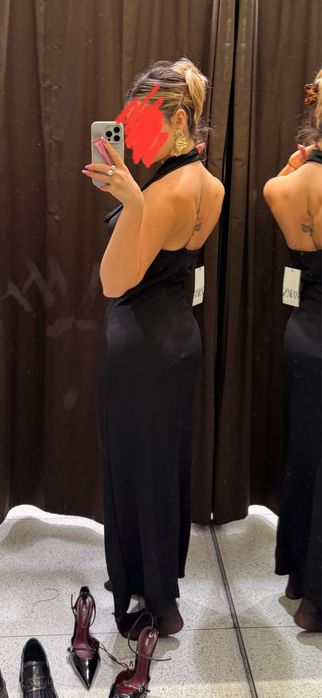 Дамски дълги черни рокли