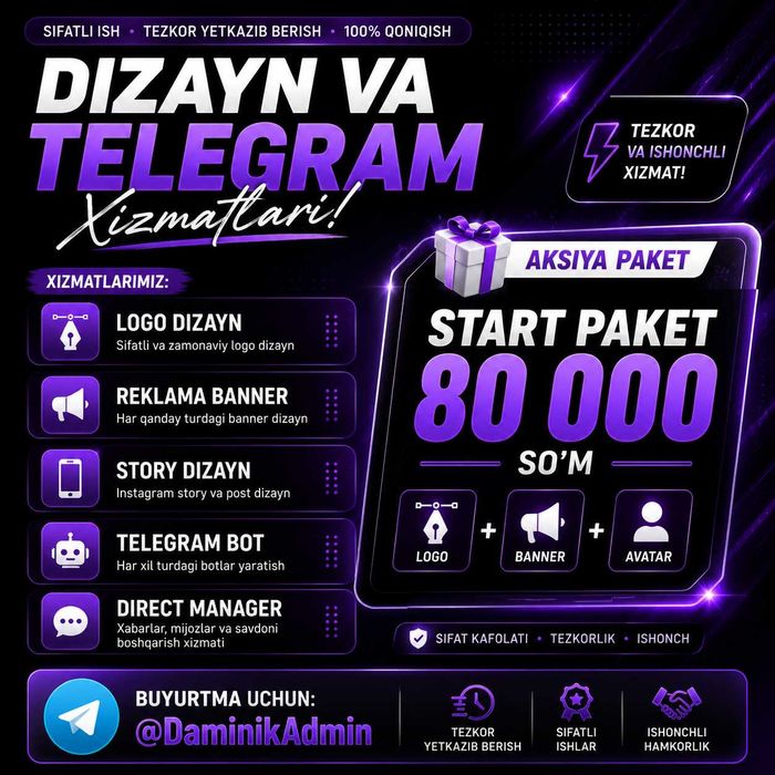 telegram xizmatlari