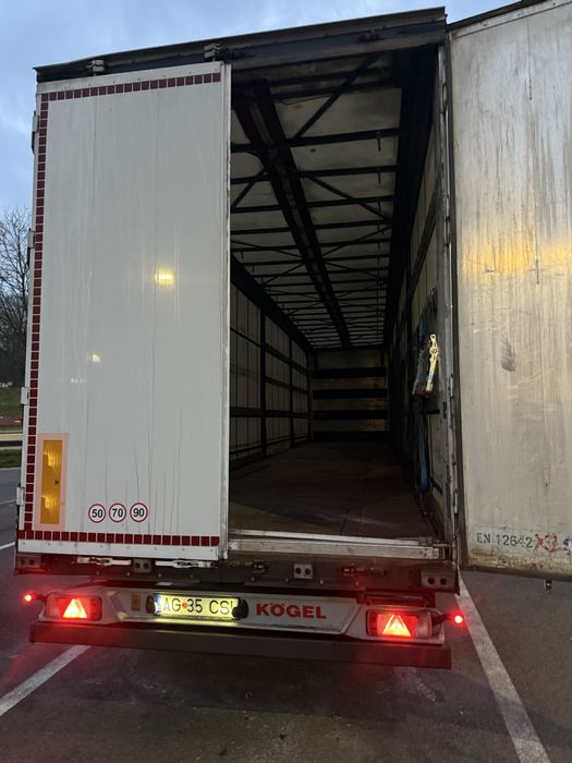 Semiremorca Kogel , mega coil mulde , axa liftanta , tavan liftabil