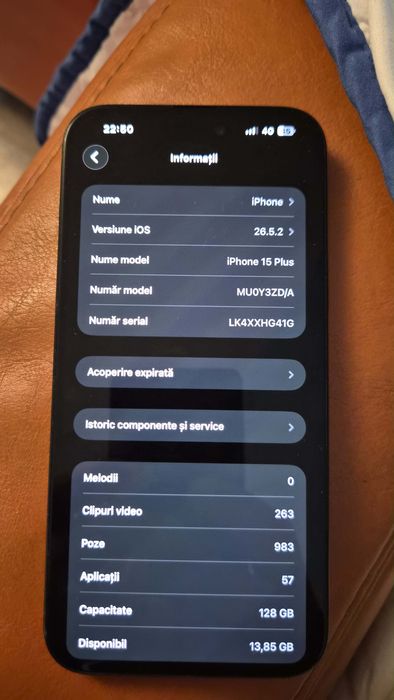 Iphone 15 plus - 128 GB