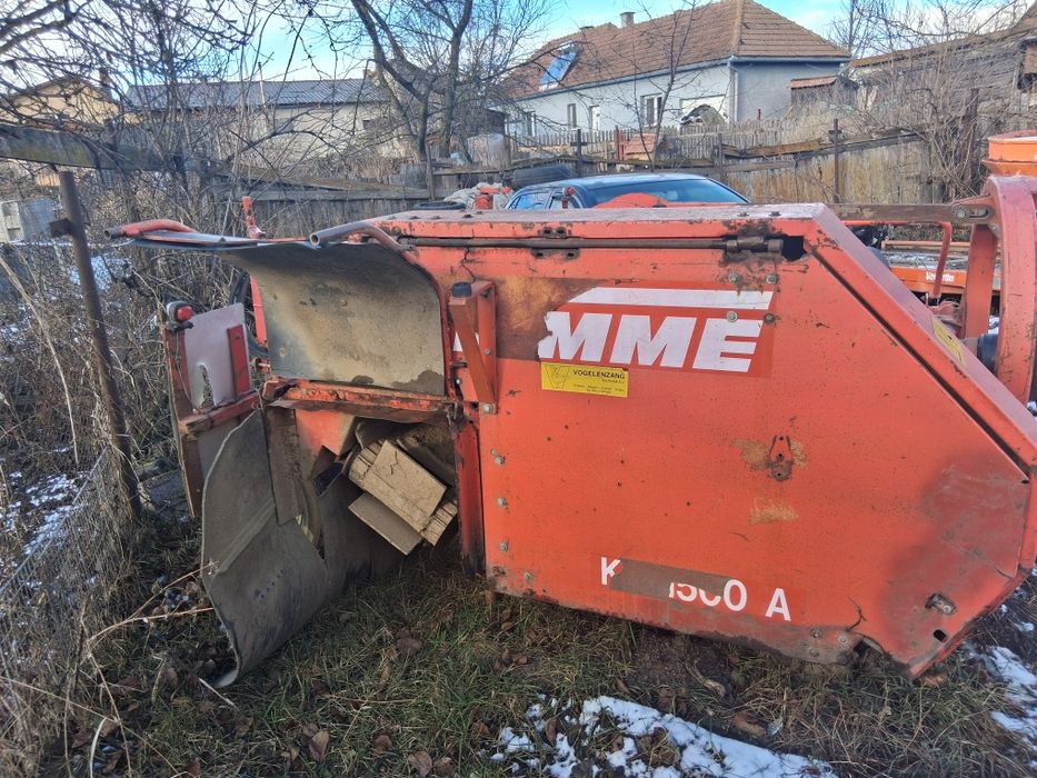 Tocator restul vegetale pe 2 randuri