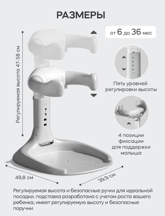 Подставка детская для ванной и душа.