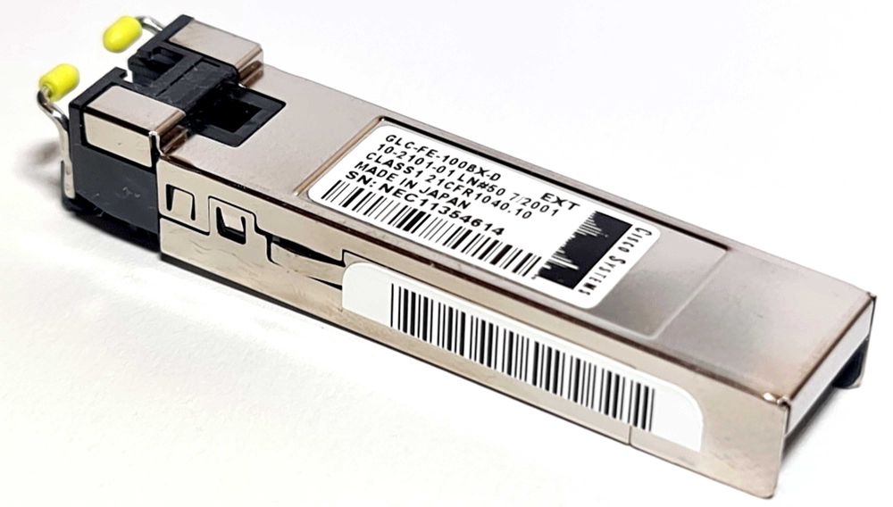 Set 10x Cisco GLC-FE-100BX-D (100Mbps, BiDi BX10) – NOI, netestate