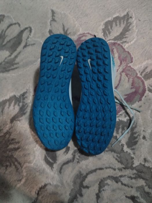 Ghete sintetic Nike Mercurial Blue