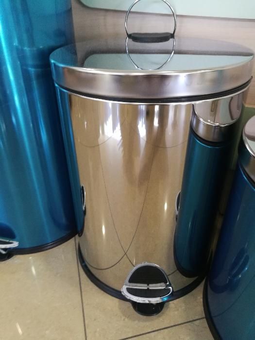 Неръждаем Иноксов кош с педал от 3 до 40 литра