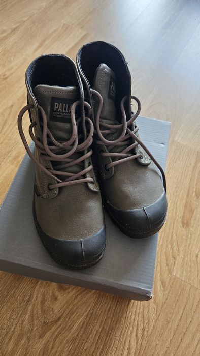 Ghete Palladium Pampa Hi supply leather 37