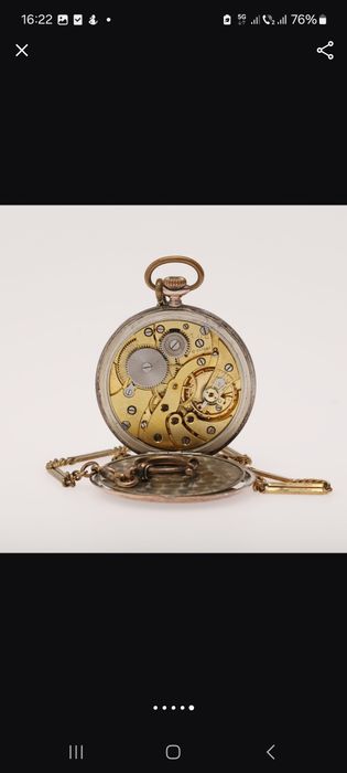 Ceas de Buzunar Louis Ulysse Chopard de Argint