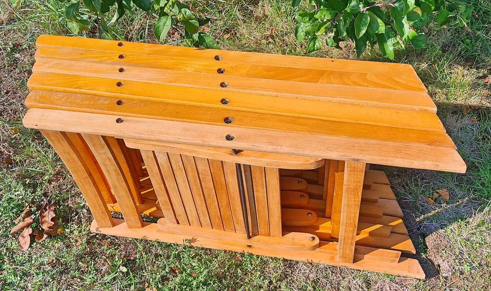 Столове сгъваеми парен бук комплект