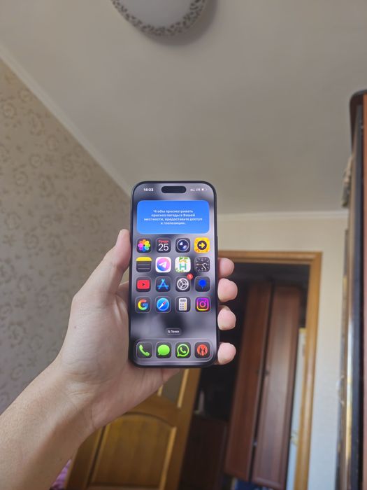 Iphone 16 pro, 128gb, черный