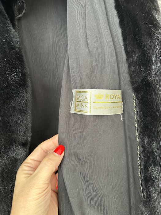 Шуба норковая длинная